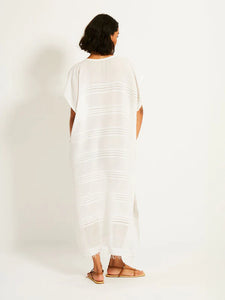 Abira Caftan Classic in White