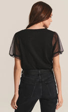 Load image into Gallery viewer, Justine Short Sleeve Tee in Black
