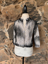 Load image into Gallery viewer, Laminated Round Neck Jacket in Husky
