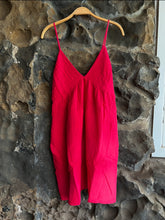 Load image into Gallery viewer, Joni Cotton Gauze Dress in Stem Red
