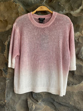Load image into Gallery viewer, Hand Painted Linen Pullover  Sweater in Wisteria
