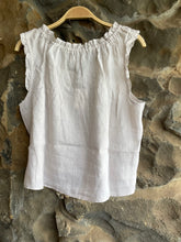 Load image into Gallery viewer, Tana Linen Top in Cobble
