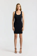 Load image into Gallery viewer, Verona Mini Dress in Black Cast
