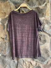 Load image into Gallery viewer, Hand Painted Linen Pullover Tea in Nero/ Moro

