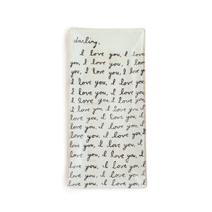 Small Rectangle Decoupage Plate - Assorted Set of 10