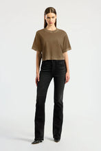 Load image into Gallery viewer, Tokyo Crop Tee in Vintage Chai

