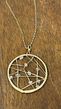 Load image into Gallery viewer, Dream Catcher Necklace with Herkimer Diamond
