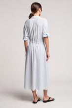 Load image into Gallery viewer, Saron Striped Linen Dress
