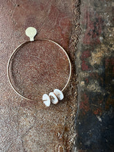 Load image into Gallery viewer, JH4 14k Gold Filled Bangle with Shell

