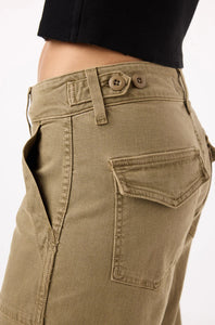 Easy Army Slouched Trouser in Thyme