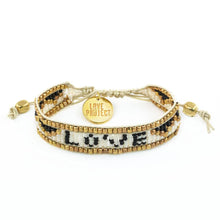 Load image into Gallery viewer, Taj LOVE Bracelet in White and Black
