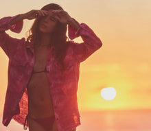 Load image into Gallery viewer, Carol Shirt in Sunset Raspberry
