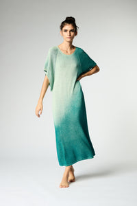 Boucle Linen Cotton Dress in Provence
