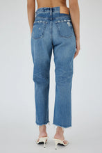 Load image into Gallery viewer, Peccole Wide Straight Jean in Dark Blue
