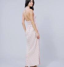 Load image into Gallery viewer, Maggie Dress in Dusty Pink Stripe
