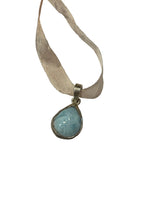 Load image into Gallery viewer, S/S #62B Small Larimar Pendant
