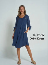 Load image into Gallery viewer, Orbit Dress in Navy
