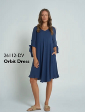 Load image into Gallery viewer, Orbit Dress in Navy
