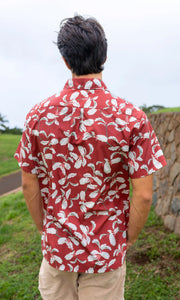 Ohai Red Aloha Shirt