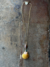 Load image into Gallery viewer, #430 Sunrise and Abalone, Puka Necklace
