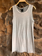 Load image into Gallery viewer, Hand Painted Cotton Tank Top in Ghiaccio
