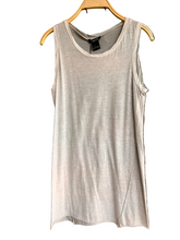 Load image into Gallery viewer, Hand Painted Cotton Tank Top in Ghiaccio
