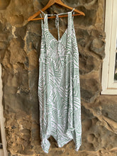 Load image into Gallery viewer, Cora Midi Dress in Green Stripes
