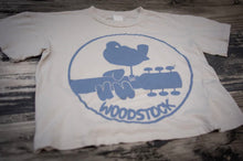 Load image into Gallery viewer, Woodstock Cropped Tee in Vintage White
