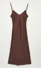 Load image into Gallery viewer, Ankle Slip Dress in Chocolate
