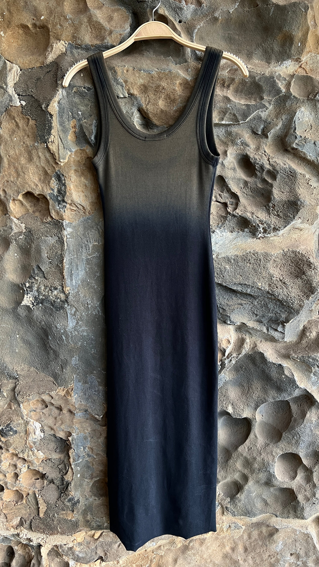 Verona Midi Dress in Carbon Cast