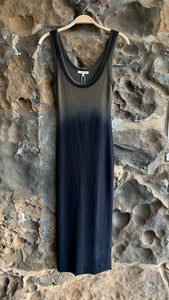 Verona Midi Dress in Carbon Cast