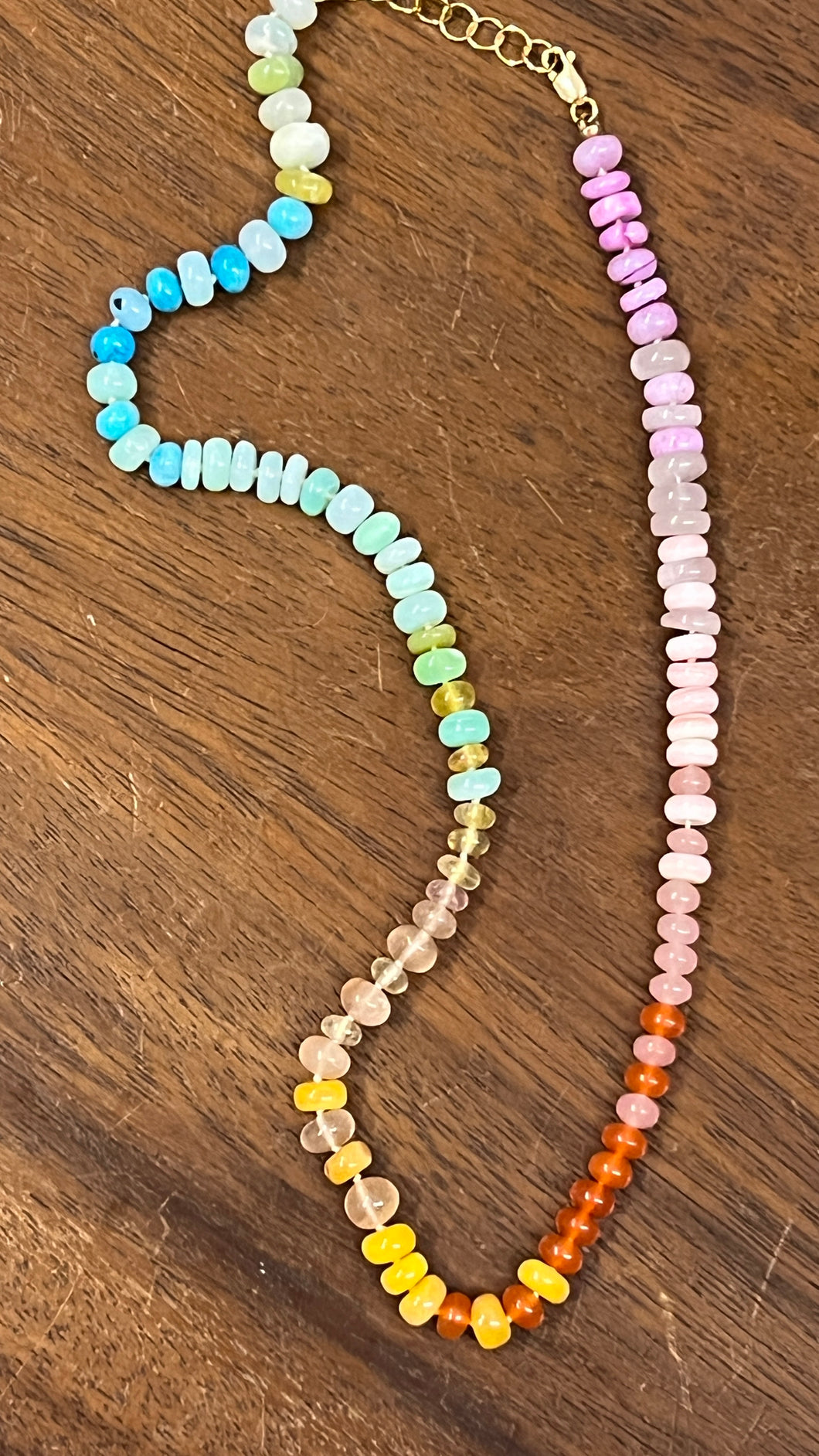 Candy Pastel Rainbow Necklace