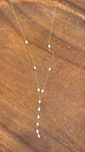 5 White Edison Pearl Necklace