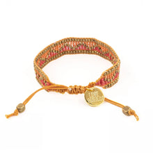 Load image into Gallery viewer, Taj Beaded Bracelet in Pink and Orange
