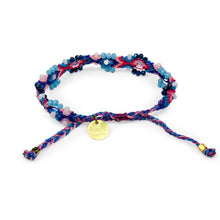Load image into Gallery viewer, Bali Friendship Lei Bracelet in Blue Turquoise
