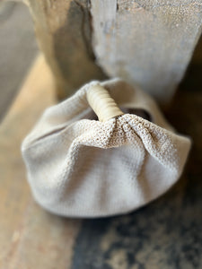 Nia Crochet Handbag in Ivory