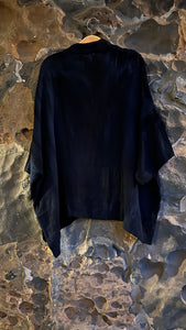River Shirt in Marble Black