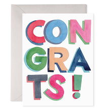 Load image into Gallery viewer, Colorful Congrats Card
