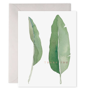 Leaves Thank You Card or Boxed Set