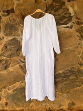 Load image into Gallery viewer, Trudy Dress in Cotton Gauze White
