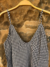 Load image into Gallery viewer, Hana Dress in Black/White Cotton Gingham
