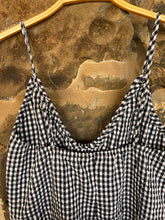 Load image into Gallery viewer, Hana Dress in Black/White Cotton Gingham
