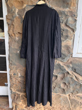Load image into Gallery viewer, Jaga Rosie Cocktail Length Coat in Black Linen
