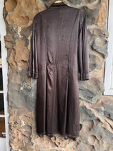 Load image into Gallery viewer, Jaga Rosie Cocktail Length Coat in Chocolate Rayon
