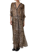 Load image into Gallery viewer, Jaga Savannah Dress in Leopard Print Silk Chiffon
