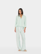Load image into Gallery viewer, Joseph Pant in Blue Moss Stripe
