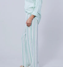 Load image into Gallery viewer, Joseph Pant in Blue Moss Stripe
