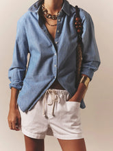 Load image into Gallery viewer, Tucker Short in White Twill
