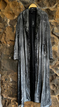 Load image into Gallery viewer, Silk Velvet Hand Painted Duster with Lamination
