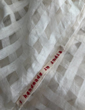 Load image into Gallery viewer, Péro Gingham Cotton Silk Lace Dress
